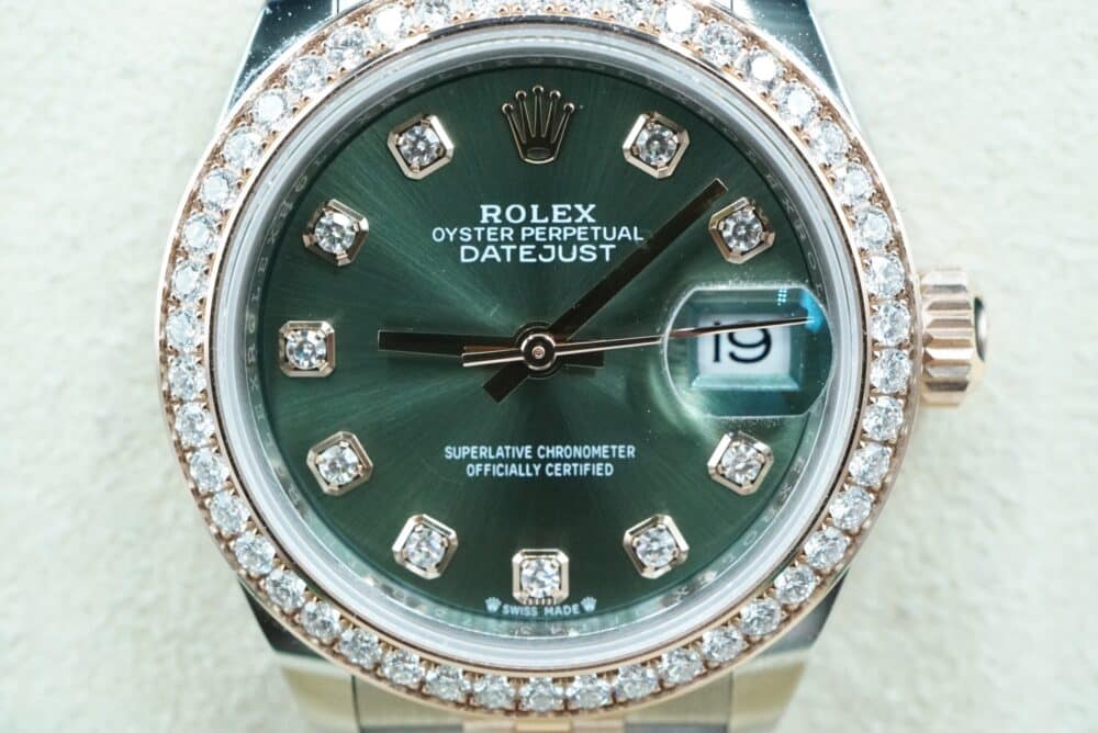 Rolex 279381RBR Green Diamond DATEJUST  28mm 2021 - Image 3