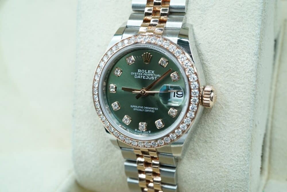 Rolex 279381RBR Green Diamond DATEJUST  28mm 2021 - Image 5