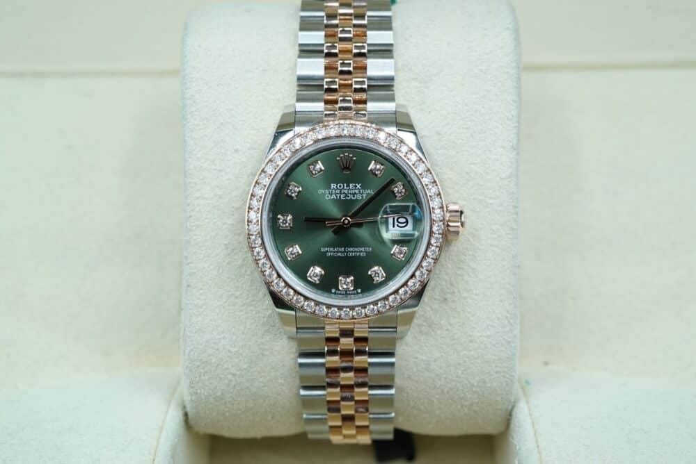 Rolex 279381RBR Green Diamond DATEJUST  28mm 2021 - Image 2
