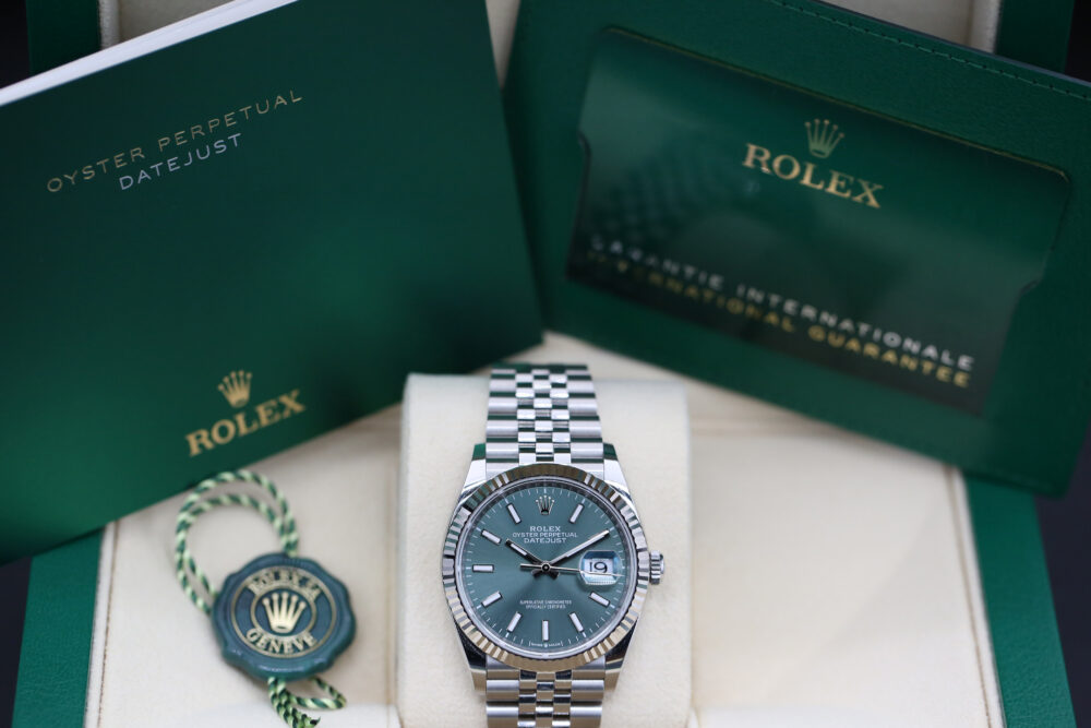 Rolex Datejust Mint Green 126234 36mm 2024 - Image 3