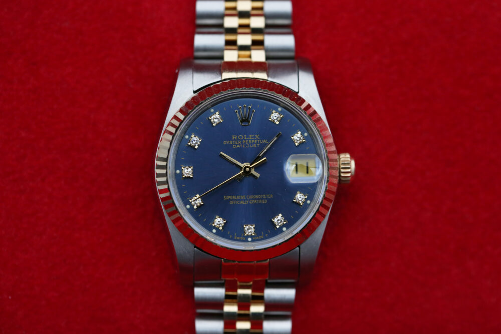 Rolex 68273 Blue Diamond DATEJUST 31mm 1989